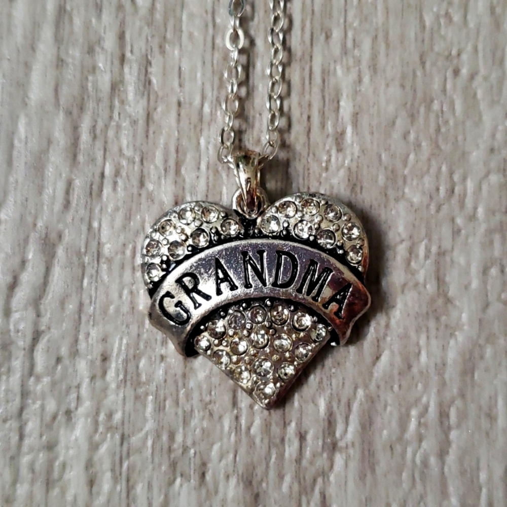 Grandma Heart Pendant Necklace